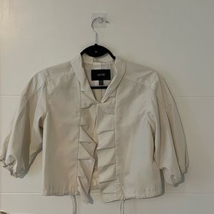 jacob white jacket in size XS